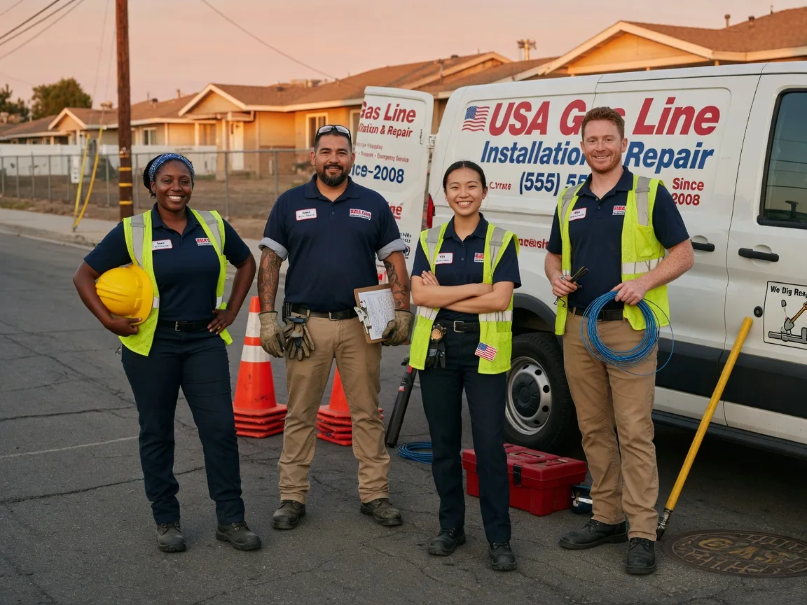 Gas Line Installation company in Gazelle, CA
